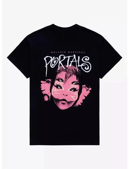 Melanie Martinez Portals Creature Face T-Shirt | Cotton Short Sleeve Music Shirt | Melanie Martinez Merch