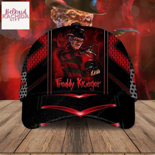 Halloween Freddy Krueger Classic Baseball Cap, Horror Movies Classic Hats, Nightmare Elm Street, Krueger Men Cap, Baseball Cap Men,Spooky Season