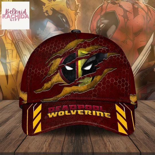 Halloween Deadpool And Wolverine Classic Baseball Cap, Disney Superhero Best Friends Hat, Disney Antihero Men Cap, Hats For Men, Gift For Him
