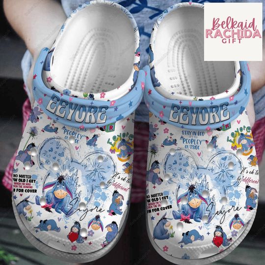 Halloween Eeyore Clogs, Winnie The Pooh Shoes, Magic Kingdom Shoes, Cartoon Movie Shoes, Pooh And Eeyore, Disney Movie Character Gifts