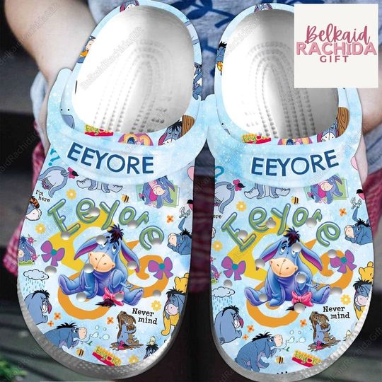 Halloween Eeyore Clogs, Cute Eeyore Sandals, Winnie The Pooh Shoes, Cartoon Movie Shoes, Pooh And Tigger, Disney Movie Character Gifts