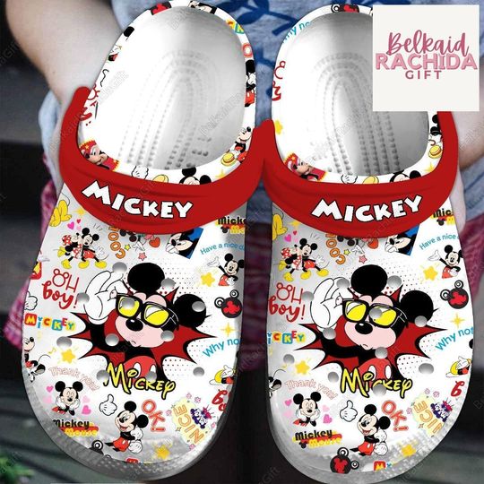 Halloween Mickey Clogs, Mickey Mouse Shoes, Mickey And Friends, Mickey Lover Gift, Disney Mouse Sandals, Cute Movie Characters Gift