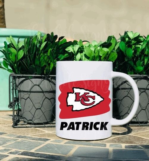 Kansas City Chiefs Ceramic Coffee Mug, American Football Mug, Father Gift, Gift For Him