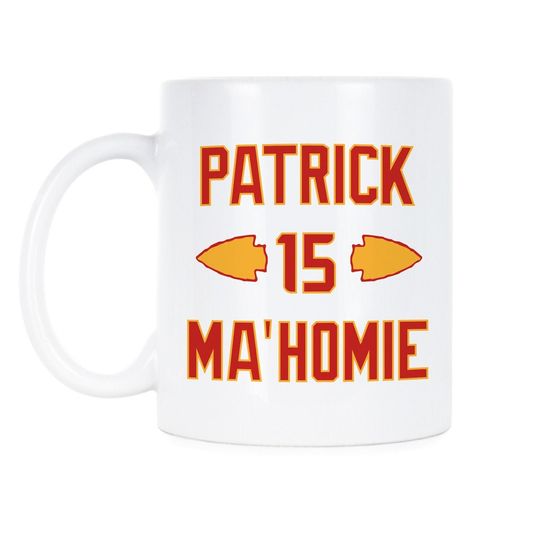 Patrick Mahomes Ceramic Coffee Mug, American Football Mug, Father Gift, Gift For Him