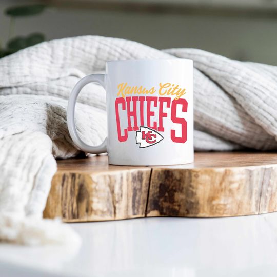 Kansas City Chiefs Ceramic Coffee Mug, American Football Mug, Father Gift, Gift For Him