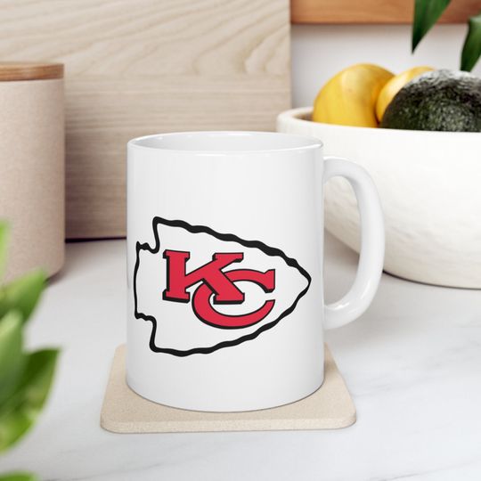 Kansas City Chiefs Ceramic Coffee Mug, American Football Mug, Father Gift, Gift For Him