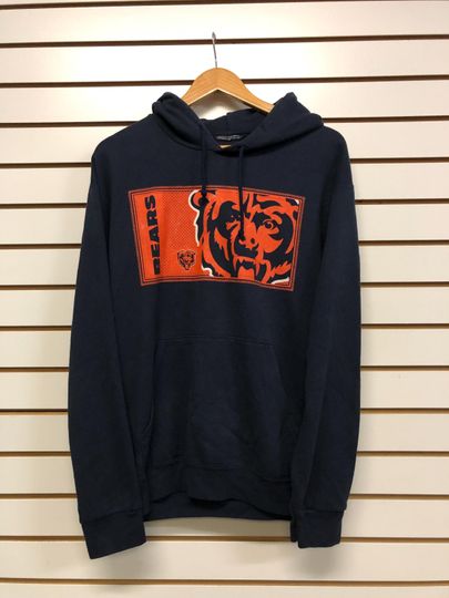 Vintage Chicago Bears Hoodie size Large 1990s 80s