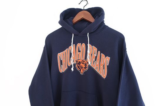Chicago Bears sweatshirt / Bears hoodie / 1980s Chicago Bears football sweatshirt hoodie Small