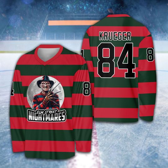 Horror Movies Killer Jason Vorheess Ice Hockey, Jersey Halloween Shirt, Scary Movie Welcome To Crystal Lake Outfit For Scary Film Lover Fan