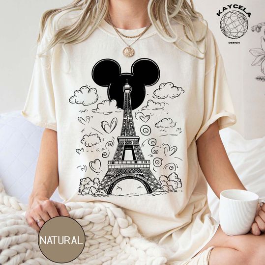 Disney Vacation Eiffel Tower Mickey Mouse Ears Shirt, Disneyland Paris T-Shirt