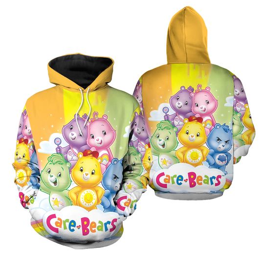 Care Bear Rainbow 3D Hoodie