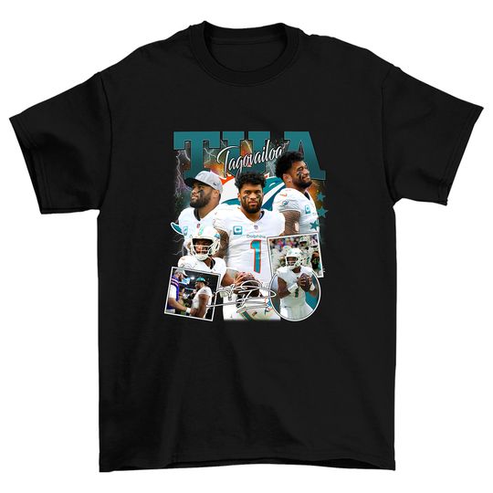 Tua Tagovailoa Shirt Vintage Inspired 90's Football Unisex T-Shirt, Tua Tagovailoa Bootleg Shirt