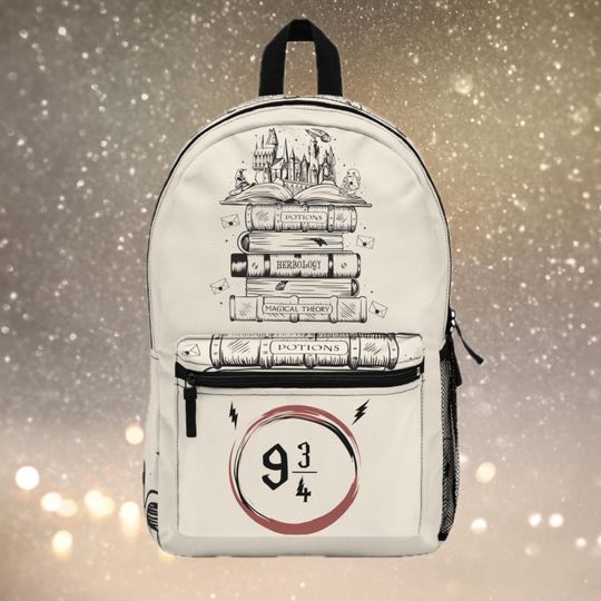Harry Backpack, Wizarding World Backpack, Wizard School Backpack, HP Fan Gift, Wizard Themed Gift