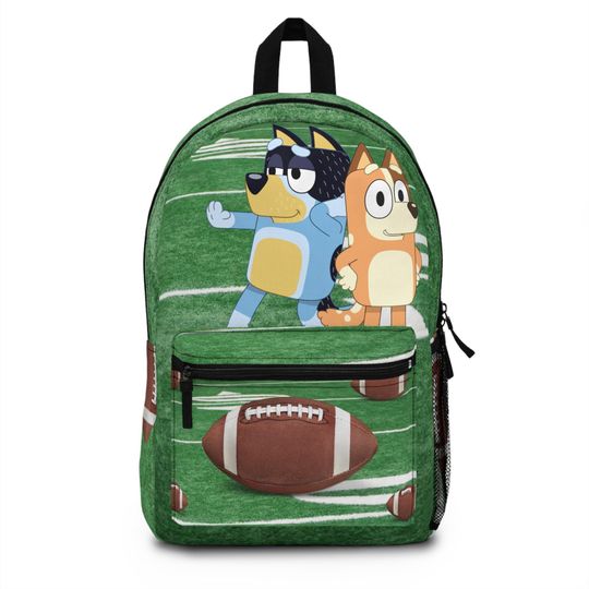 Sporty football BlueyDad Backpack, football Inspired Bag, School Knapsack, Athletic Gift Backpack