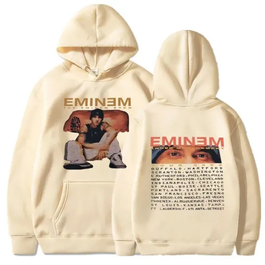 Eminem Anger Management Tour Hoodie Vintage Harajuku Funny Rick Sweatshirts