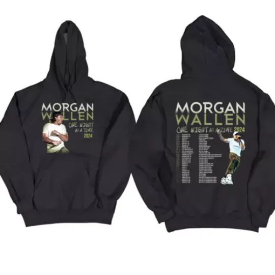 Wallen Morgan 2024 Tour One Time Night Shirt Hoodie Wallen Morgan Shirt