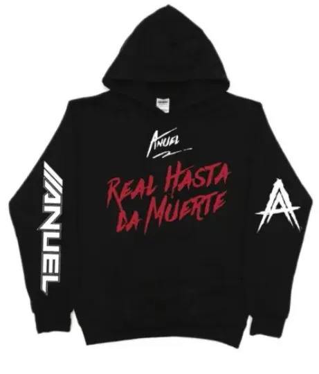 Anuel aa Real Hasta La Muerte Anuel  Hoodie Unisex