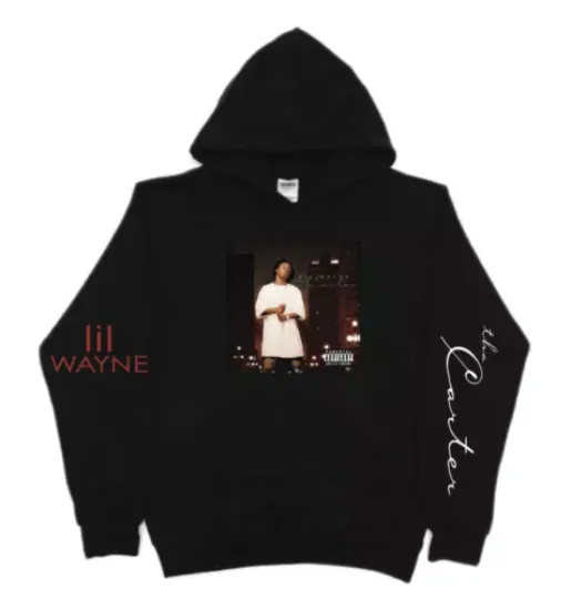 Lil Wayne The Carter Collection Hoodie Pullover, 2024 Hot Music Tour Shirt