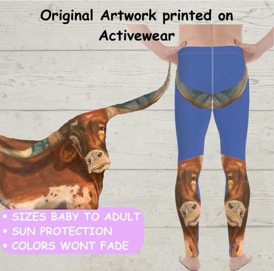 LONGHORN Mens Leggings Meggings Mens Festival Clothes Mens Gym Leggings