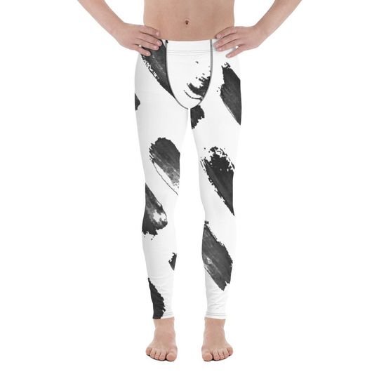 Painted Leggings | Mens Leggings | Workout Leggings | Fitness Leggings