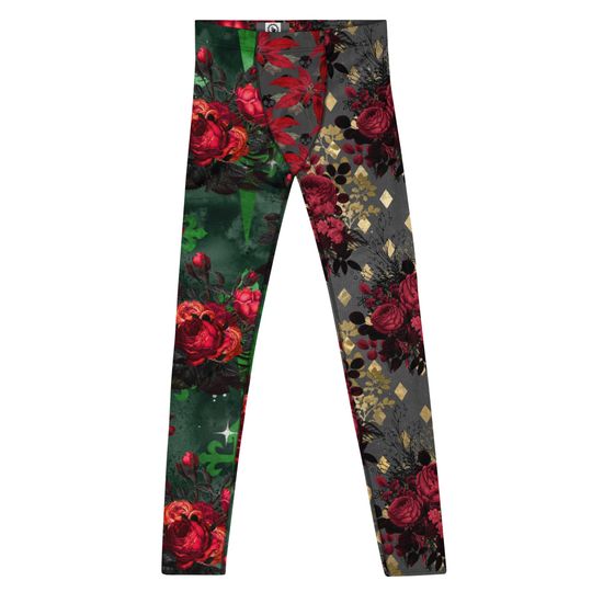 Men's Leggings, Ugly Christmas Holiday Men's Tights, Meggings, Men's Holiday Pants