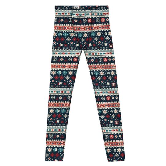 Men's Leggings, Ugly Christmas Holiday Men's Tights, Meggings, Men's Holiday Pants