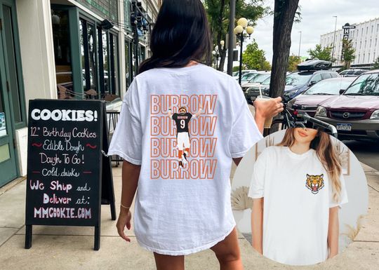 Joe Burrow Comfort Colors T-Shirt, America Football Lover Shirt, Gift For Him