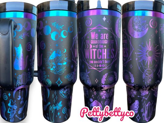 We are the Granddaughters of the Witches You Couldn't Burn Tumber- Whitchy Tumbler - Witch Tumbler - engraved Tumbler - 40oz tumbler