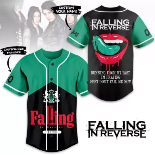 Personalized Falling In Reverse Baseball Jersey Shirt