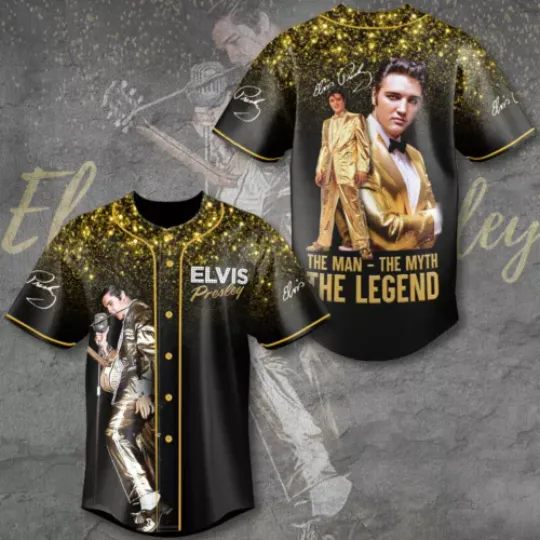 Elvis Presley Baseball Jersey Shirt