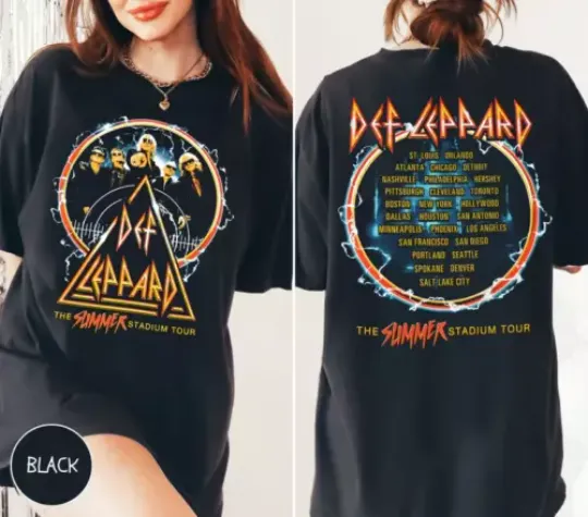 Def-Leppard And Journey Summer Stadium Tour 2024 Shirt