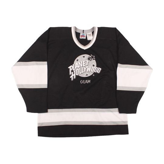 Vintage Planet Hollywood Hockey Jersey , 90's , Y2K , Hip Hop
