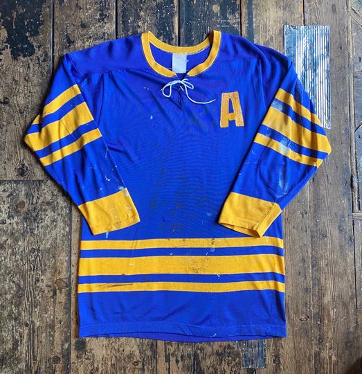 Vintage 1960/70s Ice Hockey Jersey A, Sandow Sporting Knit Inc, Made In Canada