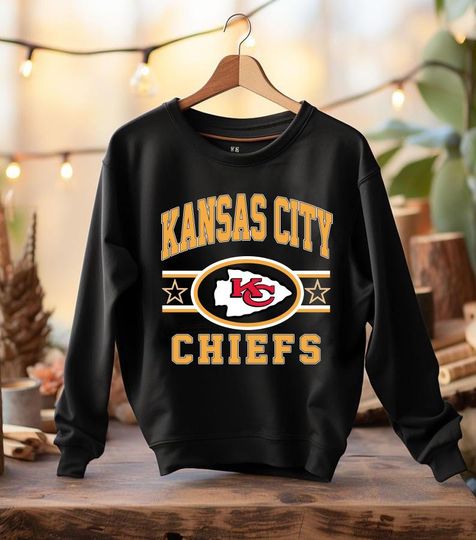 Vintage 90s Kansas City Chiefs Football Sweatshirt, football Kansas City Chiefs Shirt , gift for fan, game Day