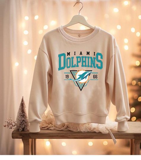 Vintage Miami Dolphins shirt, Dolphins sweatshirt, Miami Football Fan shirt, Dolphins Shirt, Game Day apparel