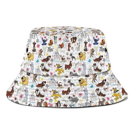 Disney Dog Doodles Bucket Hat - Disney Bounding - Summer Hat