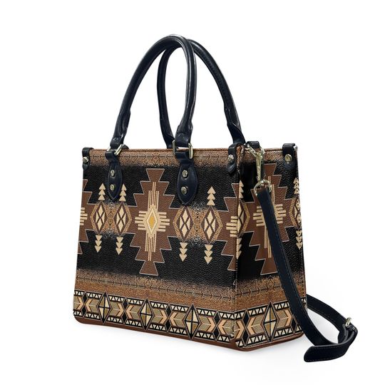 Native American 2 Leather Bag, Crossbody Bag, Woman Shoulder Bag, Gift for girlfriend, Shopping Bag