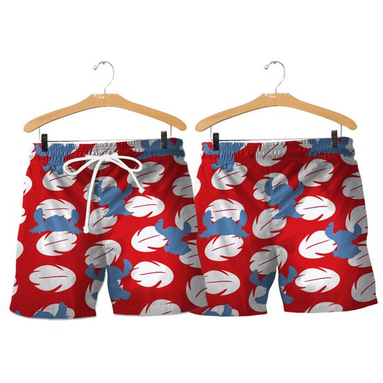 Lilo and Stitch Mid Length Mens Boys Swim Shorts | disneybound disney world bound park disneyland vacation cruise cosplay costume