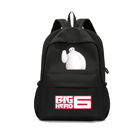 Disney Big Hero 6 Baymax Backpack for Student Teenagers School Bags Comfortable Travel Sets