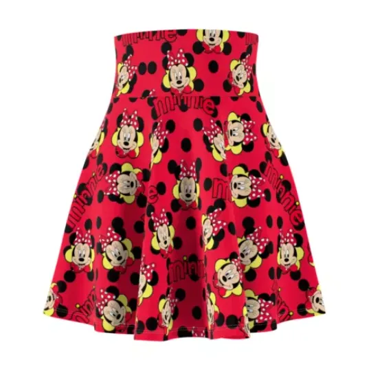 Minnie Mouse Women's Skater Skirt