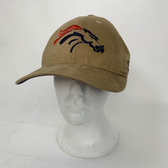 Vintage Denver Broncos football New Era Tan Hat