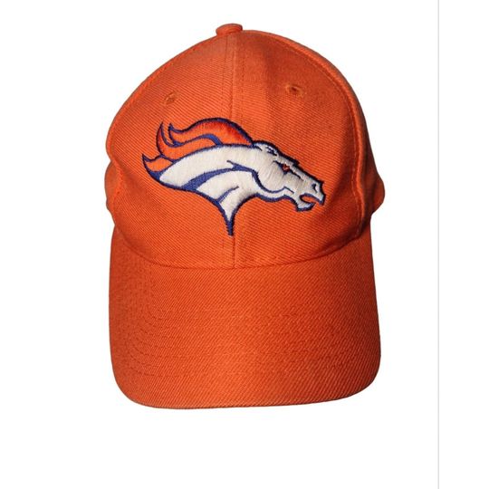 Denver Broncos Wool Blend Snapback Hat Cap Vintage Twins Enterprise football Orange