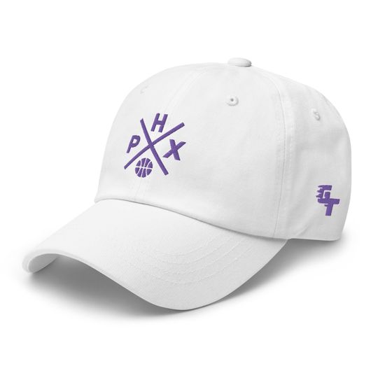 Phoenix Basketball Retro PHX Cross Embroidered Baseball Caps