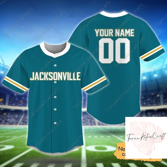 Jacksonville Baseball Jersey, Personalized Jersey Shirt, Men Football Jersey, Custom Shirts For Men Kids, Jacksonville Shirt Men