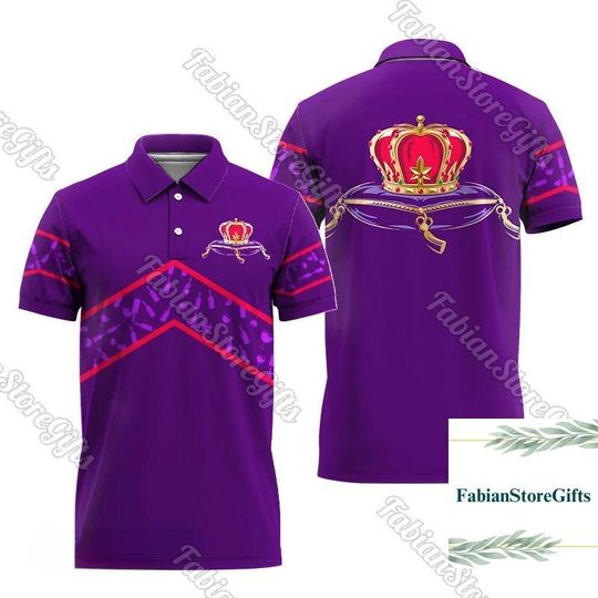 Halloween Crown Royal Polo Shirt, Royal Shirts For Men, Whisky Drinker Gift, Golf Polo Shirt, Funny Dad Polo Shirt, Bachelorette Party