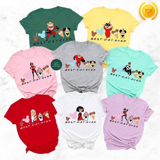 The Incredibles Family Shirts,  Disney Incredibles Matching Shirts, Family Trip Shirts, Mr. Incredible, Elastigirl, Disney Group Shirts