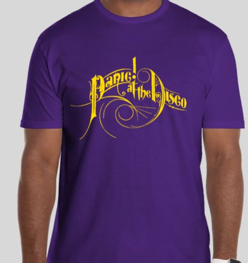 Panic At The Disco T-shirt, Cotton Short Sleeve Casual Tee