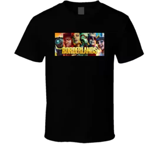 Borderlands Movie Fan T-shirt, Cotton Short Sleeve Casual Tee