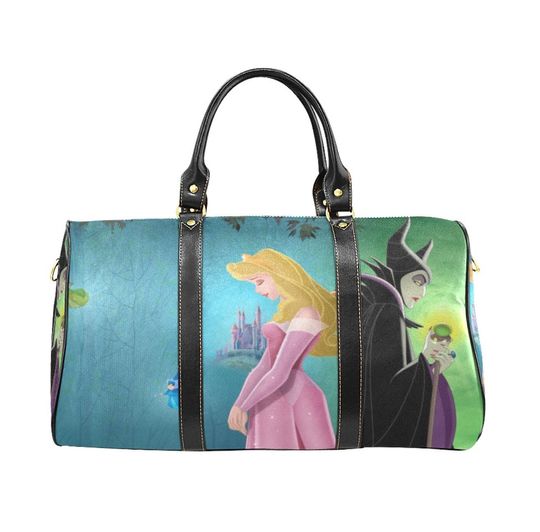 Sleeping Beauty Travel Bag | Sleeping Beauty Duffel Bag | Maleficent Duffel | Disney Duffel Bag | Disney Bag | Princess Luggage |