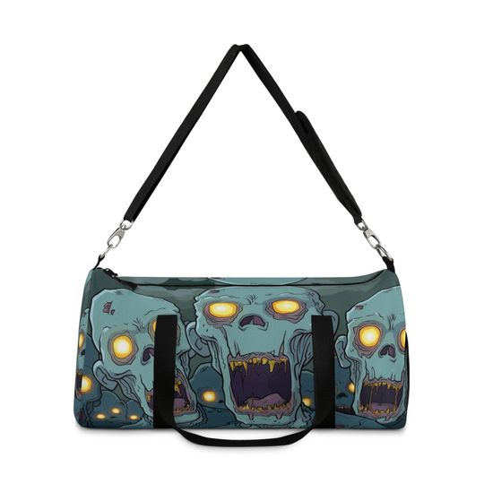Freakish Zombie Swarm Duffel Bag | Gym Bag | Dance Bag | Zombie Travel Bag | Duffle Bag Women | Duffle Bag Men | Duffle | Horror Lovers